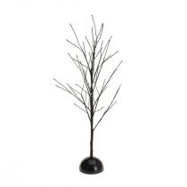 H&S Decoration. Drzewko świąteczne 48 led 60 cm czarny