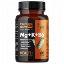 3Flow pure. FLOW SR Mg+K+B6 Suplement diety 60 kaps.
