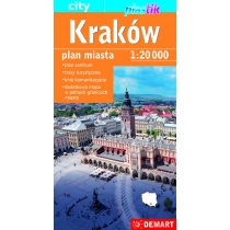 Plan miasta - Kraków plastik 1:20 000