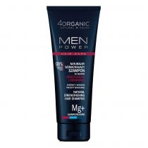 4organic. Men. Power. Naturalny wzmacniający szampon zagęszczenie i odbudowa 250 ml