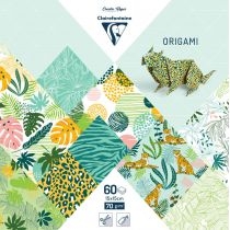 Clairefontaine. Papier origami. Exotic freshness 15 x 15 cm 60 kartek