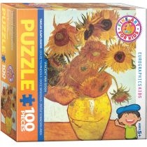Puzzle 100 el. Smartkids. Twelve. Sunflowers by. Vincent. Van. Gogh. Eurographics