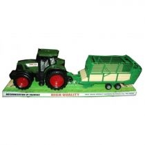 Traktor z maszyną rolniczą MIX Macyszyn. Toys