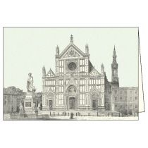 Karnet z kopertą ITW 009 Firenze. Basilica. S. Croce