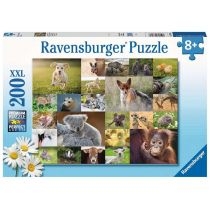 Puzzle dla dzieci 200 Zwierzątka. Ravensburger