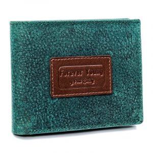 Piękny kolorowy portfel męski ze skóry naturalnej - Forever. Young®