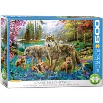 Puzzle 500 el. Wolf. Lake. Fantasy 6500-5360 Eurographics