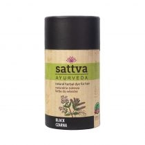 Sattva. Natural. Herbal. Dye for. Hair naturalna ziołowa farba do włosów. Black 150 g[=]