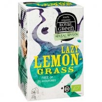 Royal. Green. Herbata z trawą cytrynową Lazy. Lemon - Grass 16 x 1.7 g. Bio
