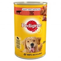 Pedigree. Mokra karma dla psa z wołowiną w galaretce puszka 1.2 kg