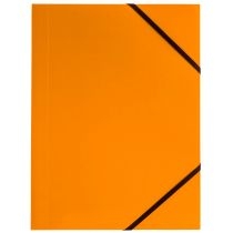 Tetis. Teczka kartonowa z gumką narożną 320 x 240 mm pomarańczowa