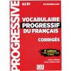 Vocabulaire progressif... klucz ed.3 A2/B1