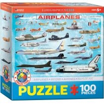 Puzzle 100 el. Smartkids. Airplanes. Eurographics