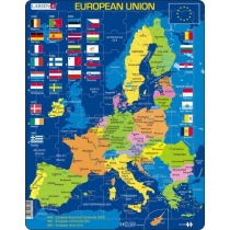 Puzzle 70 el. Unia. Europejska. Larsen