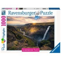 Puzzle 1000 el. Skandynawskie krajobrazy. Ravensburger