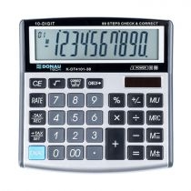 Donau. Kalkulator biurowy 10-cyfrowy wyświetlacz 13.6 x 13.4 x 2.8 cm