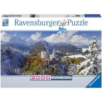 Puzzle panoramiczne 2000 el. Zamek. Neuschwanstein. Ravensburger