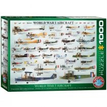 Puzzle 1000 el. Samoloty z okresu. I wojny światowej. Eurographics