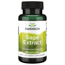 Swanson. Sage. Extract. Suplement diety 100 kaps.