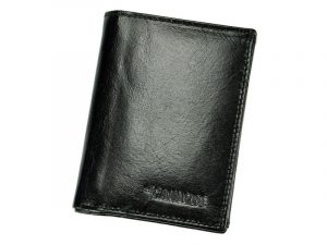 Męski rozbudowany skórzany portfel. RFID Cavaldi