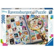 Puzzle 2000 el. Kolekcja znaczków pocztowych. Ravensburger
