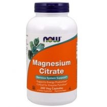 Now. Foods. Magnesium. Citrate - Magnez. Suplement diety 240 kaps.