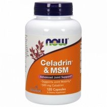 Now. Foods. Celadrin 500 mg i. MSM 100 mg. Suplement diety 120 kaps.