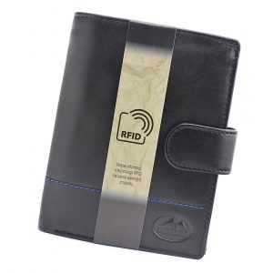 Skórzany męski portfel. EL FORREST 988-623 RFID