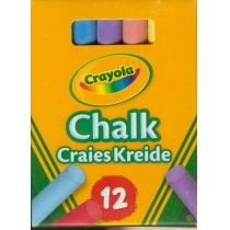 Crayola. Kreda niepyląca kolorowa 12 kolorów