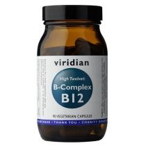 Viridian. Kompleks witamin. B High. Twelve - suplement diety 90 kaps.