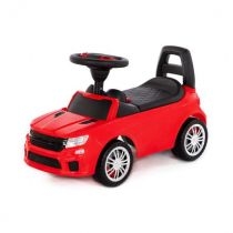Polesie 84590 Samochód-jeździk "Super. Car" Nr6 z sygnałem dźwiękowym (czerwony) jeździdełko auto pojazd