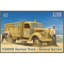 Model plastikowy. Niemiecka ciężarówka. General service. V3000 S Ibg