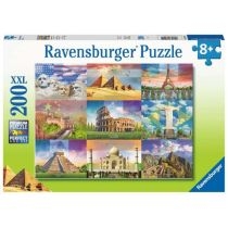 Puzzle 200 el. Monumentalne budynki. Ravensburger