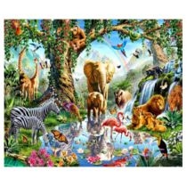 Diamentowa mozaika zwierzęta dzikie w raju. NO-1007435 Norimpex