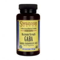 Swanson. GABA 750 mg. Suplement diety 60 kaps.