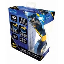 Składane słuchawki. Batman 2 w 1 Bluetooth i przewodowe z zabezpieczeniem głośności dla dzieci. HPBT010BAT