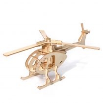Drewniane. Puzzle. Model 3D - Helikopter. Robotime