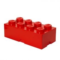 Pojemnik klocek. LEGO Brick 8 Czerwony