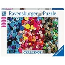 Puzzle 1000 el. Kolorowe guziki. Ravensburger
