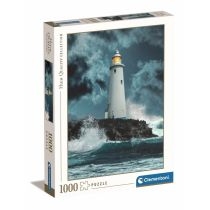 Puzzle 1000 HQ Lightouse in the. Storm. Clementoni
