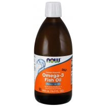 Now. Foods. Omega 3 Fish. Oil. Suplement diety 500 ml