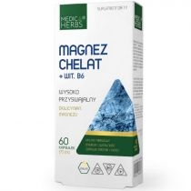 Medica. Herbs. Magnez. Chelat + Witamina. B Suplement diety 60 kaps.