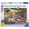 Puzzle 750 el. Piękne podwórko. Ravensburger