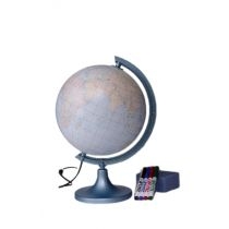Globus 250 konturowy z objaśnieniem podświetlany