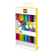 Kolorowe długopisy żelowe. LEGO 12 szt.