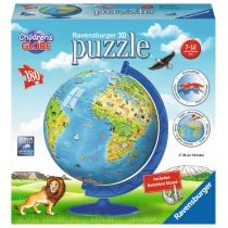 Puzzle 3D 180 el. Globus po angielsku. Ravensburger