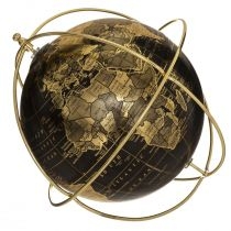 Atmosphera. Globus dekoracyjny 24 cm czarny