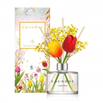 Cocodor. Dyfuzor zapachowy z patyczkami i prawdziwymi kwiatami. Flower. Tulip. Lovely. Peony. PDI30416 120 ml