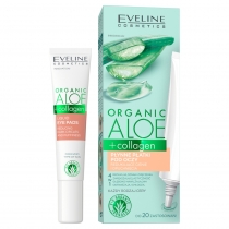 Eveline. Cosmetics. Organic. Aloe+Collagen płynne płatki pod oczy 20 ml