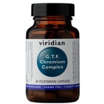 Viridian. GTF Chrom - suplement diety 30 kaps.